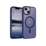 Bix iPhone 16 Plus MagSafe Uyumlu Kılıf Tam Koruma Manyetik Darbe Emici Mor