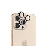 Bix iPhone 16 Pro / 16 Pro Max Safir 3D Kamera Camı 9H Premium Desert Titanyum Lens Koruyucu