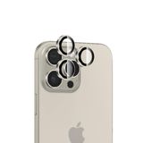 Bix iPhone 16 Pro / 16 Pro Max Safir 3D Kamera Camı 9H Premium Doğal Titanyum Lens Koruyucu
