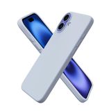 Bix iPhone 16 Silikon Kılıf MagSafe Uyumlu Güçlü Koruma Darbe Emici Gök Mavisi