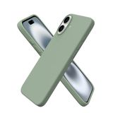 Bix iPhone 16 Silikon Kılıf MagSafe Uyumlu Güçlü Koruma Darbe Emici Kaktüs Yeşili
