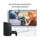Bix NHD05 4K@60Hz Yüksek Hızlı HDMI & Ethernet Kablosu, 18GBPS Veri Aktarım Hızı, HDMI 2.0, Full Hd 3D Ready Teknolojisi, Pvc Kaplama, Bilgisayar Monitörü, UHD Tv, Ps5, Ps4 Uyumlu 5 Metre Kablo - Option-1 - Ahşap