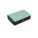 Bix PB106 10000 mAh PD20W Type-C USB-A SCP 22.5W Çift Çıkışlı LED Göstergeli Cep Boy Mini Yeşil Powerbank