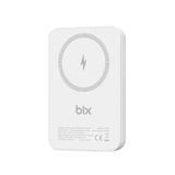 Bix PB112 Beyaz 10000 mAh 15W Manyetik Kablosuz ve 20W USB-C Hızlı Şarj Destekli MagSafe QI Uyumlu Mini Powerbank