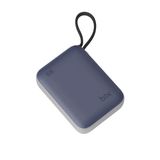 Bix Pb119 10000Mah Pd 20W Cep Boyu Kompakt Tasarımlı Dijital Göstergeli Mini Powerbank Taşınabilir Hızlı Şarj Cihazı Deniz Mavisi