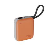 Bix PB119 10000MAH Pd 20W Cep Boyu Kompakt Tasarımlı Dijital Göstergeli Mini Powerbank Taşınabilir Hızlı Şarj Cihazı - Turuncu