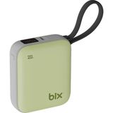 Bix PB119 10000MAH Pd 20W Cep Boyu Kompakt Tasarımlı Dijital Göstergeli Mini Powerbank Taşınabilir Hızlı Şarj Cihazı - Yeşil