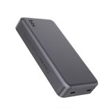 Bix PB205 20000MAH Pd 20W Çift Usb-C Portlu Hızlı Şarj Destekli Taşınabilir Metal Powerbank Koyu Gri