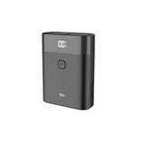 Bix PB20W 10.000 mAh Type-C USB Dijital Ekranlı Mini Siyah Powerbank