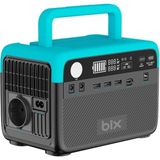 Bix PS60K 192WH 300W 230V 50Hz Saf Sinüs Taşınabilir Güç Istasyonu – Lifepo4, LED Ekran, Ac/dc/usb, Güneş Paneli Uyumlu Power Station - Max. AC Çıkış 300W