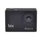 Bix Pulse2 4K 30FPS 20MP Wi-Fi Aksiyon Kamerası 30 Metre Su Geçirmez Kılıflı Bisiklet Motosiklet Vlog Kamerası Siyah