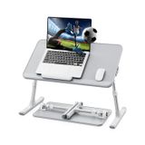 Bix Saiji AL33 Yükseklik ve Açı Ayarlı Laptop Standı Ergonomik ve Katlanabilir Çalışma Masası Gri