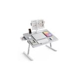 Bix Saiji K10 XXL Katlanabilir Laptop Masası Kitap Standlı PVC Deri 5 Kademeli Çalışma Masası