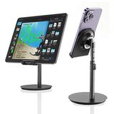 Bix Saiji S1-II Masa için Cep Telefonu & Tablet Standı, Ayarlanabilir Yükseklik Açısı, iPhone, iPad, Samsung vb. Tüm 4''-11''Ekranlar için Uyumludur. Siyah