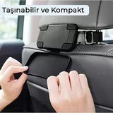 Bix Saiji T55 Araç İçi Tablet Telefon Tutucu 360° Döner Koltuk Arkası Uyumlu Sağlam Model