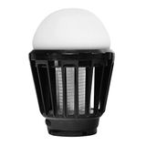 Bix Şarjlı UV LED Böcek Tuzağı 3 Kademeli Fener Ipx6 Su Geçirmez Böcek Sivrisinek Kovucu Siyah