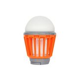 Bix Şarjlı UV LED Böcek Tuzağı 3 Kademeli Fener Ipx6 Su Geçirmez Böcek Sivrisinek Kovucu Turuncu