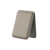 Bix TMW4 iPhone Desert Gold Magsafe Manyetik Kartlık Standlı Katlanabilir Uyumlu Deri Cüzdan