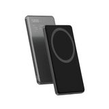 Bix Tpb14 5000Mah 15W Kablosuz Hızlı Şarj Destekli 20W Usb-C Pd 3.0 Manyetik Ultra Slim Metal Gövdeli Powerbank Koyu Gri