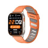 Bix Tsw4 47MM Ultra Ince 2.04” Amoled Ekranlı Akıllı Saat – Dahili LED Fenerli, Bluetooth Aramalı, Nabız & Spo₂ Ölçer, Ios ve Android Uyumlu - Turuncu