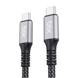 Bix USB4 Thunderbolt 3/4 Uyumlu USB-C IF Sertifikalı 240W 40Gbps 8K 60Hz UHD Hızlı Şarj, Data ve Görüntü Aktarım Kablosu