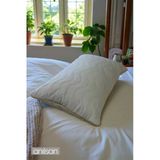Biyeli Kapitone Deluxe Pamuklu Fermuarlı Yastık Koruyucu Kılıf 50X70 Cm