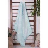 Biyeli Unisex Bebek Nohut Battaniye 80*80 Cm - Turkuaz