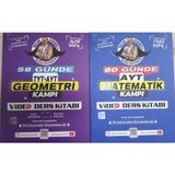Bıyıklı Matematik Yayınları Bıyıklı Matematik 58 Günde Tyt Ayt Geometri Kampı Video Ders Kitabı ve 80 Günde Ayt Matematik Kampı Video Ders Kitabı