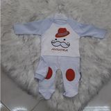 Bıyıklı Patikli Tulum - 3 Ay - Mavi