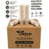 Biyo 7 Oz Karton Bardak 3000 Adet