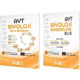 Biyotik Yayınları AYT Biyoloji Soru Bankası - Biyoloji Denemeleri 2'li Set