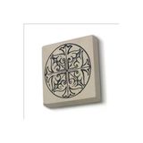 Bizans Dairesel Paneli Baskılı Taş Magnet 5X5