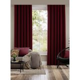 Bizden Perde Bordo Blackout Işık Geçirmez Fon Perde Pilesiz Karartma Güneş (Enxboy) - 70 x 260 cm