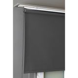 Bizden Perde Mat Antrasit Kumaş Kaliteli Kalın Güneşlik Stor Perde - 100 x 200 cm