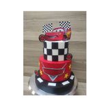 bizdenpastacılık Şimşek Mcqueen Maket Pasta Cars Arabalar Pasta