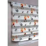 bizdenperde Etekli Galatasaray Taraftar Aslan Desenli Genç Odası Zebra Stor Güneşlik Perdeler