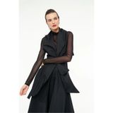 BİZE Tafta Bolero Yelek - Siyah