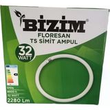 Bizim Klite Floresan T5 İnce Tip Simit Floresan Ampul 32 Watt