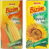Bizim Mısır Yağı 5 lt ve Ayçiçek Yağı 5 lt - 10 lt