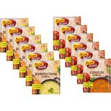 Bizim Mutfak Ezogelin ve Şehriyeli Tavuk Çorbası 12 Li Karma Paket - 80 gr