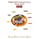 Bizim Yöre 1,1 kg Fiskos Yanı Hediyelik Kuru Meyve Kayısı Tabağı Sepeti