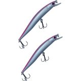 Bizimevde 10 cm 8,4 gr Rapala Balık Yemi Kurşun Arkası Olta Yem Seti Karbon Çelik Iğne 9 Renk - 6