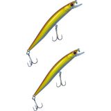 Bizimevde 10 cm 8,4 gr Rapala Balık Yemi Kurşun Arkası Olta Yem Seti Karbon Çelik Iğne 9 Renk - 7