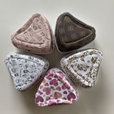 Bizimevde 10'lu Kalp Muffin Kağıdı Kalp Şekilli Cupcake Kek Kalıbı Karışık Renk