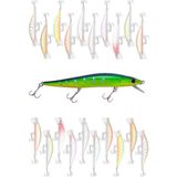 Bizimevde 14 cm 21 gr Rapala Balık Yemi Kurşun Arkası Olta Yem Seti Karbon Çelik Iğne 5 Renk