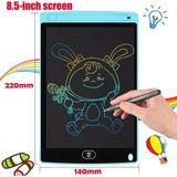 Bizimevde 8"5 Çocuk ve Yetişkinler Için LCD Yazı ve Resim Çizim Tablet ve Kalemi - Turkuaz