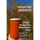 BİZİMHEKİM ŞİFA EVİ %100 Şekersiz Kuşburnu Marmelatı 850g | Katkısız & Doğal Şifa Deposu