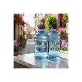 bizma store Kulplu Mavi Küçük Damacana Matara 2,5 Lt | Büyük Kapasiteli Su Şişesi | Okul, Spor ve Piknik İçin İdeal | Sızdırmaz Kapak, Dayanıklı ve Hafif | Günlük Su Takibi Sağlayan Sağlıklı Dev Matara