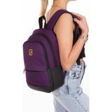 Bizoon LP256 Su Geçirmez Mini Sırt Çantası 25X36 cm - Mor