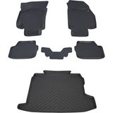 Bizymo Opel Astra H Sedan 2007-2015 Havuzlu Paspas ve Bagaj Seti Bizymo - Siyah